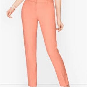 Talbots Women’s Coral colored Hampshire Ankle Pants